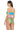 Women's Colorblock Multi Bandeau One Piece Swimsuit
