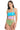 Red Carter Multi Colorblock Bandeau One Piece Swimsuit - Red Carter