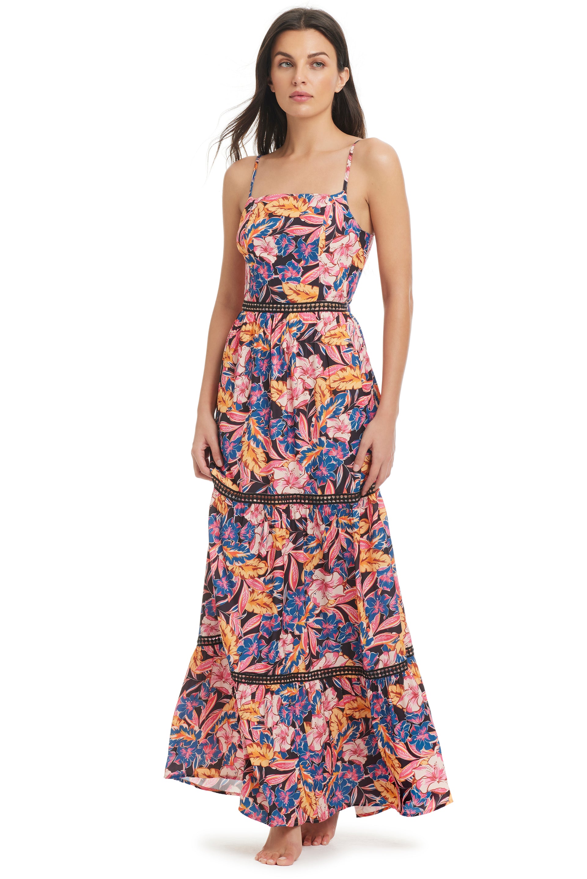 Red Carter womens Catch Me Later Maxi Dress, XL, Women's, Pink