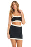 Red Carter Colorblock Collection Tube Skirt Black/White - Red Carter