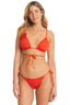 The Eyelet Collection Tie Side Bikini Bottom Scorching Hot