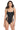 Shine Solids Cut Out One Piece - Black