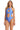 Blue Shine Solids Circle Cut Out One-Piece Swimsuit - Red Carter