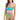 Multi Colorblock Bandeau One Piece Swimsuit - Red Carter