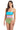 Multi Colorblock Bandeau One Piece Swimsuit - Red Carter