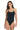 Red Carter Aloe Dbl Strap One Piece W Binding - Red Carter