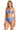 Shine Solids O-Ring High Waisted Blue Bikini Bottom - Red Carter