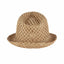 Woven Star Straw Fedora - Red Carter